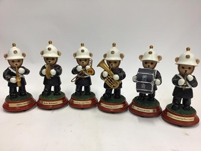 Lot 1522 - Hamilton Bear Faithful Fuzzies Musical Military Band When the Bears go Marching in collection.