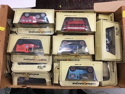 Lot 1528 - Corgi Eddie Stobart models, boxed and unboxed plus Matchbox Models of Yesteryear boxed, Oxford Die Cast, Vanguards and others. Plus some oo gauge railways.