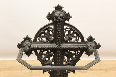 Lot 738 - Victorian cast iron stick stand