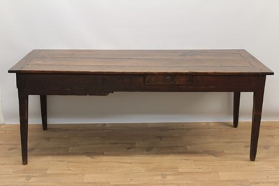 Lot 751 - 19th century French farmhouse table