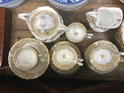 Lot 66 - Group of ceramics to include Royal Worcester part dessert service, together with Hammersley & Co and Ridgway ceramics