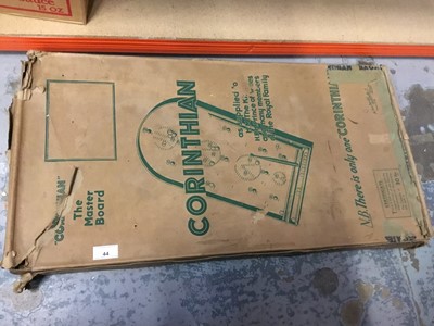 Lot 44 - Vintage Corinthian bagatelle game in original card box
