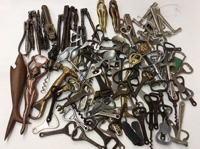 Lot 474 - Collection corkscrews, bottle openers and nut crackers