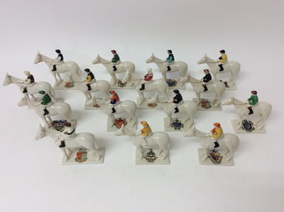Lot 683 - Ceramic Horse Racing Crested Ware
