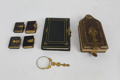 Lot 1106 - Early Photography.  Miniature photograph album with photographs plus two empty Carte de Visite Albums.