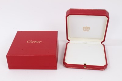 Lot 31 - Group empty jewellery boxes to include Cartier, Tiffany & Co, Asprey and Lalique