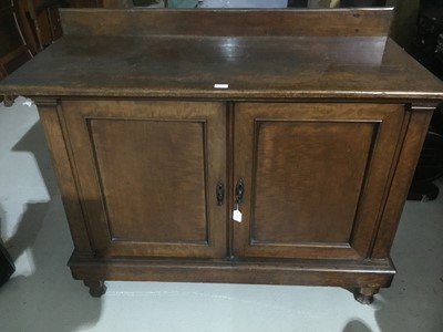 Lot 1111 - Victorian mahogany enclosed cupboard