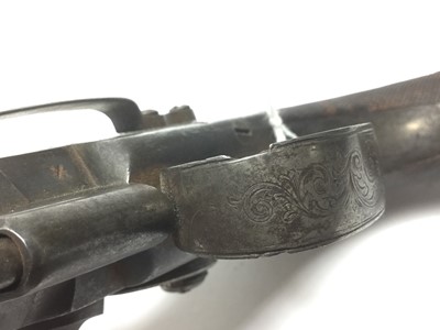 Lot 370 - Good quality Victorian Officers' percussion belt pistol by Martin Glasgow