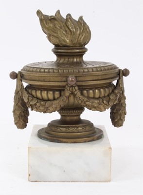 Lot 377 - Regency bronze niche ornament