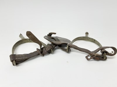 Lot 998 - Three pairs of vintage spurs