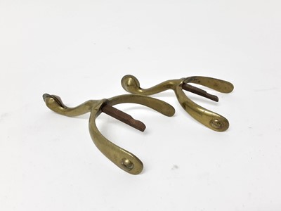 Lot 998 - Three pairs of vintage spurs