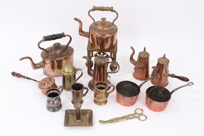 Lot 212 - Collection of 19th century miniature metalwares