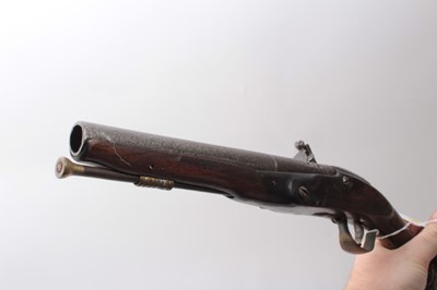 Lot 385 - 19th century Turkish flintlock pistol and two 19th century trade pistols (3)