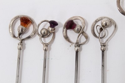 Lot 70 - Collection 14 Charles Horner silver hat pins