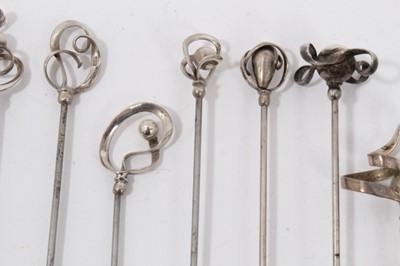 Lot 70 - Collection 14 Charles Horner silver hat pins