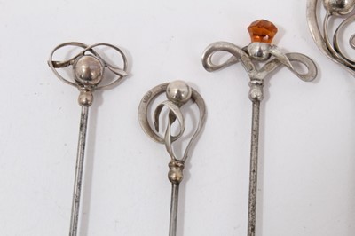 Lot 71 - Collection 7 Charles Horner silver hat pins