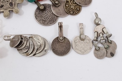 Lot 85 - Three old Eastern coin necklaces
