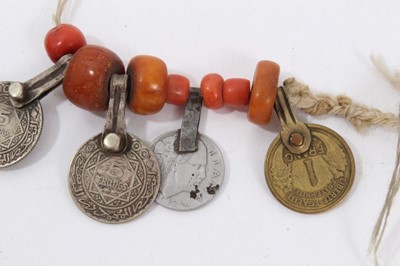 Lot 85 - Three old Eastern coin necklaces