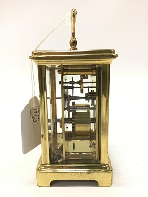 Lot 1980 - Two modern carriage clocks