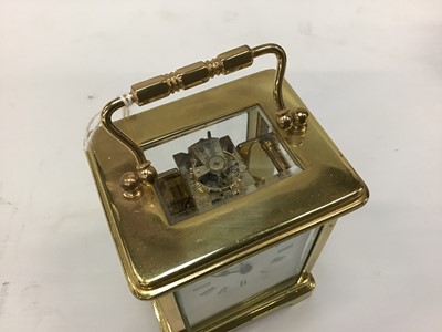 Lot 1980 - Two modern carriage clocks