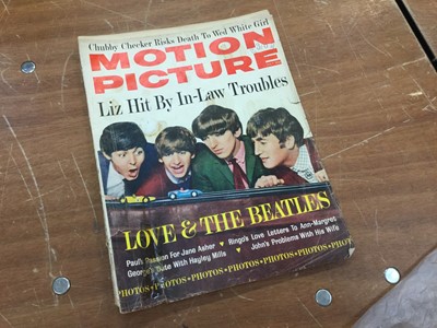 Lot 117 - Elvis poster, Beatles magazine