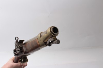 Lot 390 - Two replica Flintlock military pistols
