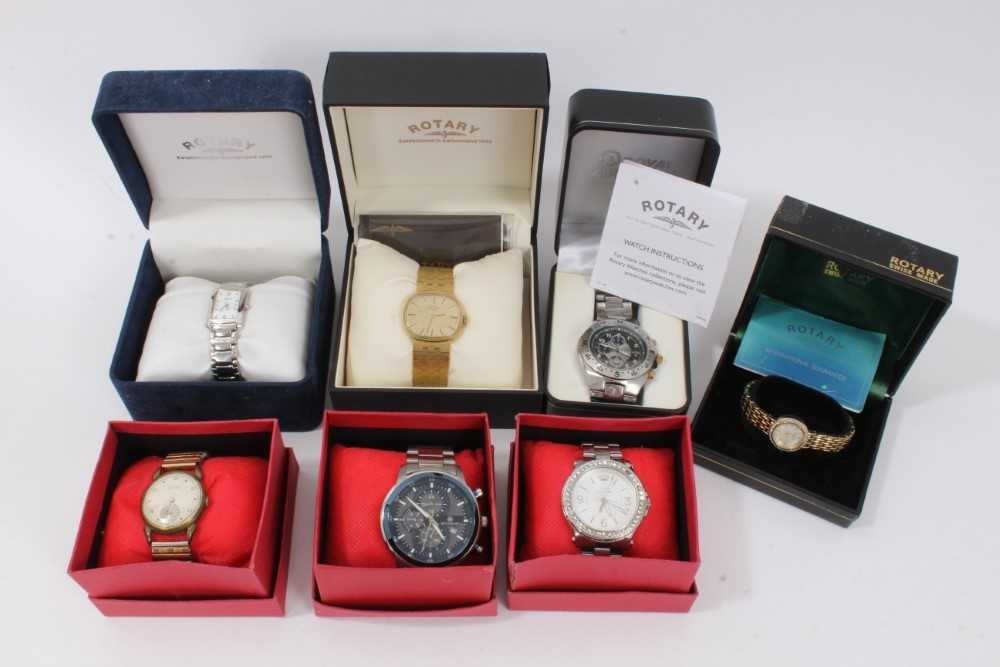 Lot 112 - Seven various wristwatches