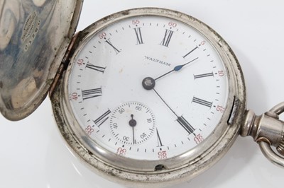 Lot 116 - Two full hunter pocket watches