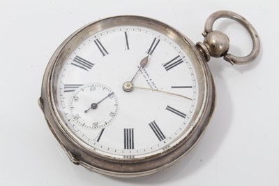 Lot 118 - Four silver cased pocket watches
