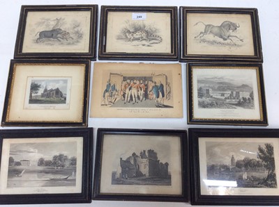 Lot 249 - Group of 19th century framed bookplates