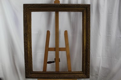 Lot 582 - 18th century carved wood and gilt frame - internal size 76 x 64cm