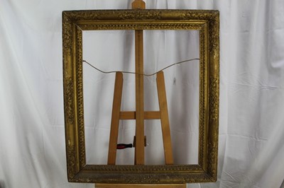 Lot 583 - 18th century carved wood and gilt frame 77 x 65cm