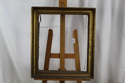 Lot 586 - Early 19th century gilt and gesso frame