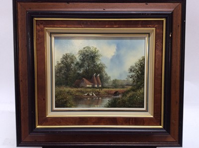 Lot 138 - Peter Duffield oil on board- Oast House