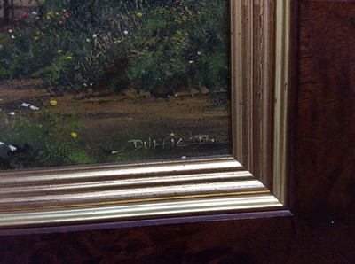 Lot 140 - Peter Duffield oil on board- Church Spire