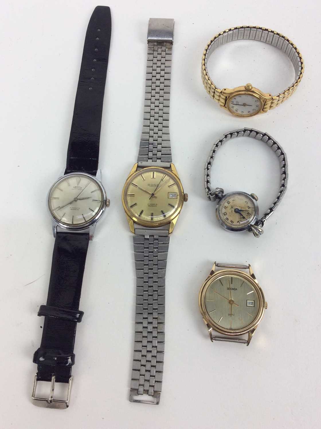 Lot 192 - Group of ladies and gentlemen's wristwatches