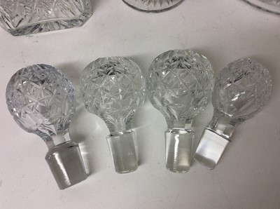 Lot 621 - Four pieces of Thomas Webb Wellington pattern glassware