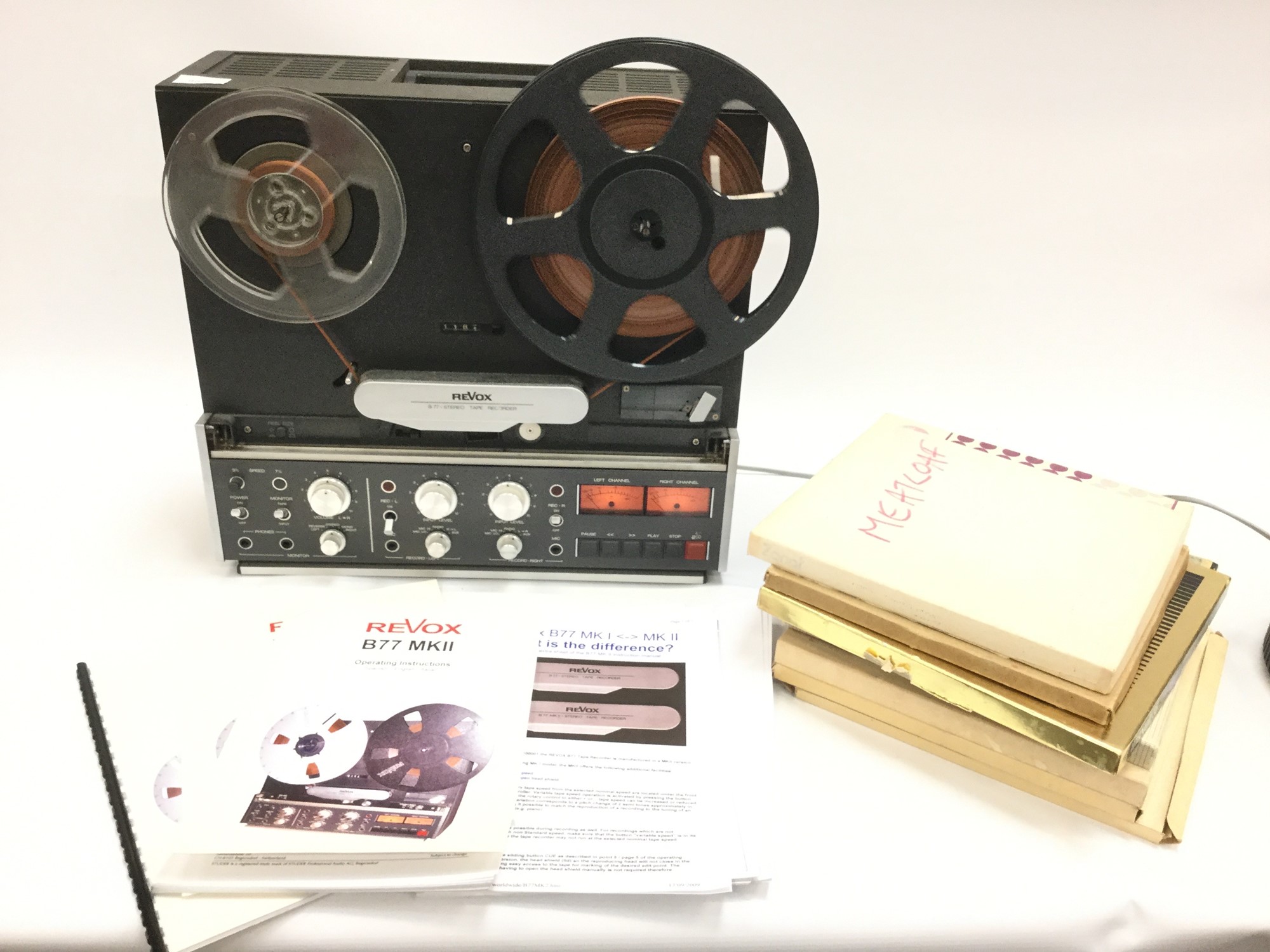 Lot 982 - ReVox B77 MKII reel to reel tape recorder