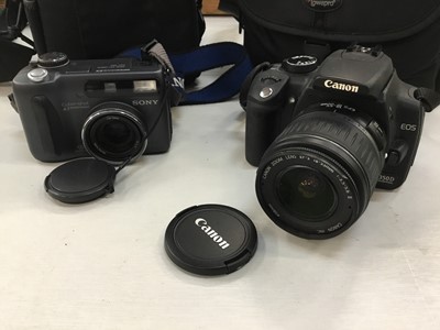 Lot 977 - Two Sony digital cameras