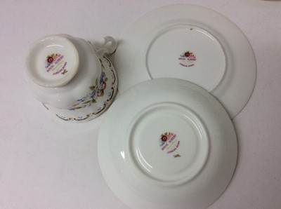 Lot 669 - Royal Albert Jubilee Rose pattern tea set comprising four tea cup, six saucers and six tea plates