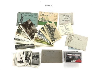 Lot 1299 - Group of assorted postcards, stamps, moon landing ephemera and other mixed ephemera