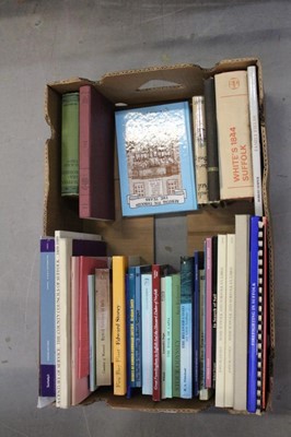 Lot 1041 - Books - Suffolk interest, 1 box