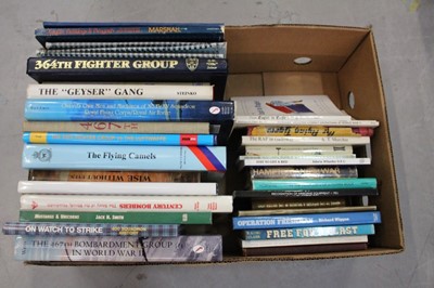 Lot 886 - Books - Aviation history, 5 boxes