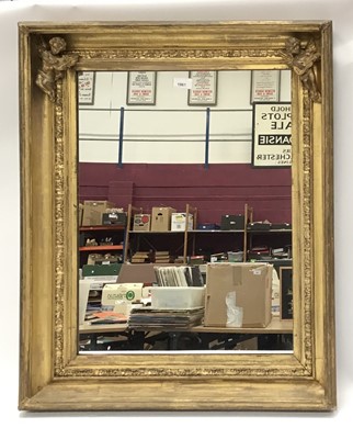 Lot 1961 - 19th century gilt wall mirror