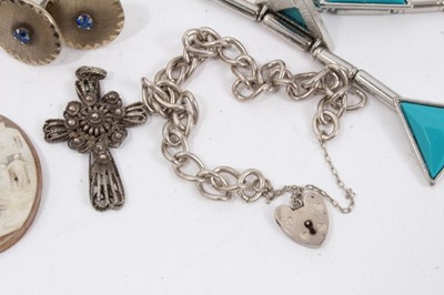 Lot 171 - Costume jewellery, silver and bijouterie