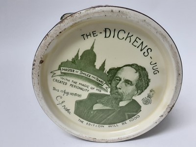 Lot 589 - Royal Doulton limited edition The Dickens Jug, Master of Smiles and Tears by C J Noke, number 608 of 1000