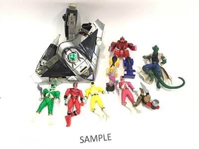 Lot 1537 - Power Ranger figures, vehicles etc.