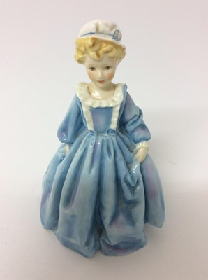 Lot 625 - Royal Worcester figure - Grandmother's Dress - modelled by F G Doughty