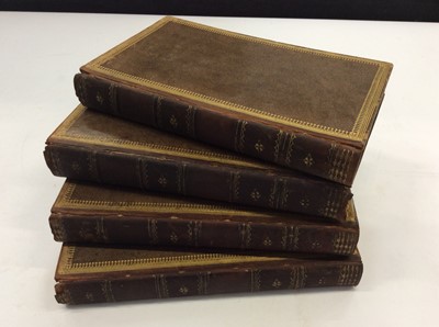 Lot 1031 - James Boswell, The life of Samuel Johnson, complete four vol. set, 1811 in full contemporary leather binding