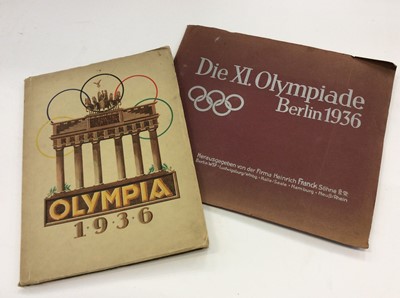 Lot 1018 - Two books commemorating the 1936 Berlin Olympics